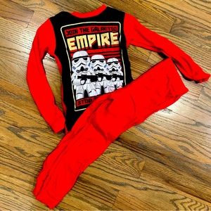 Star Wars kids pajamas size 6